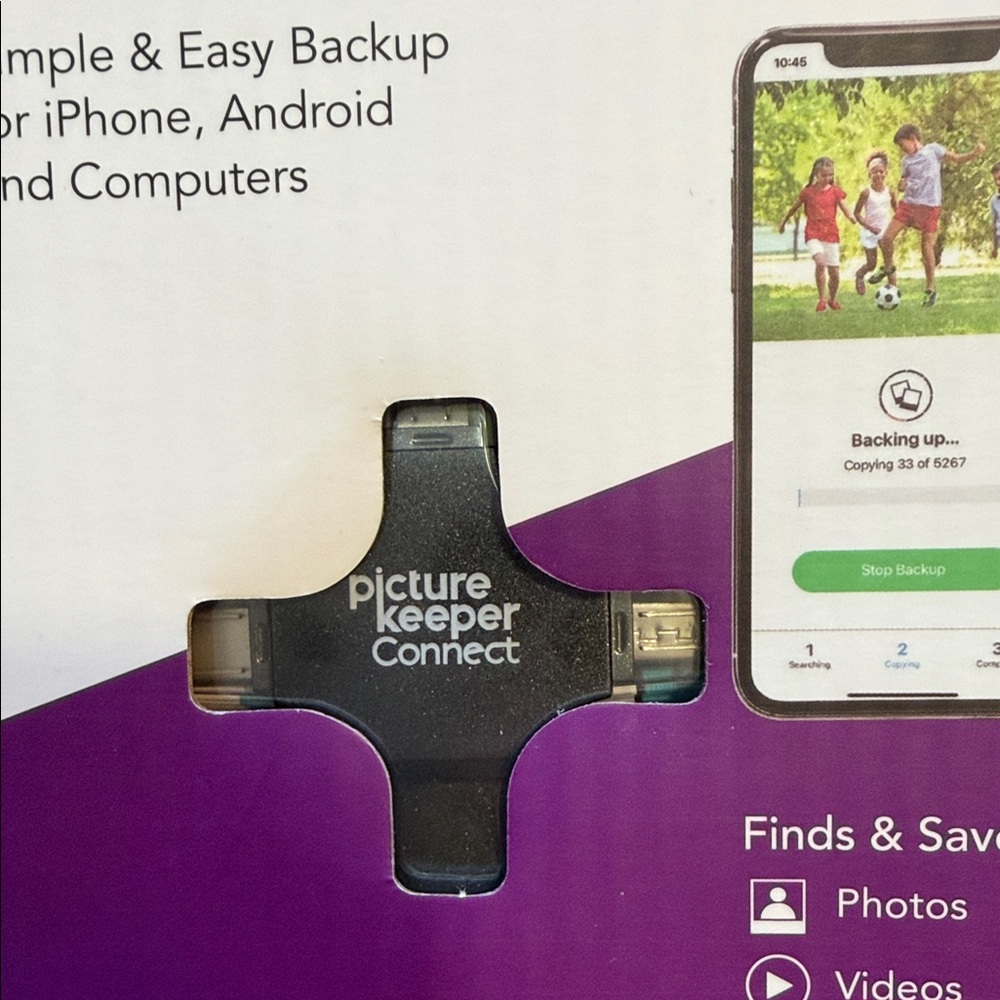 Picture Keeper Connect 32GB Backup Device & Photo Keeper Pouch - Picture 3 of 4